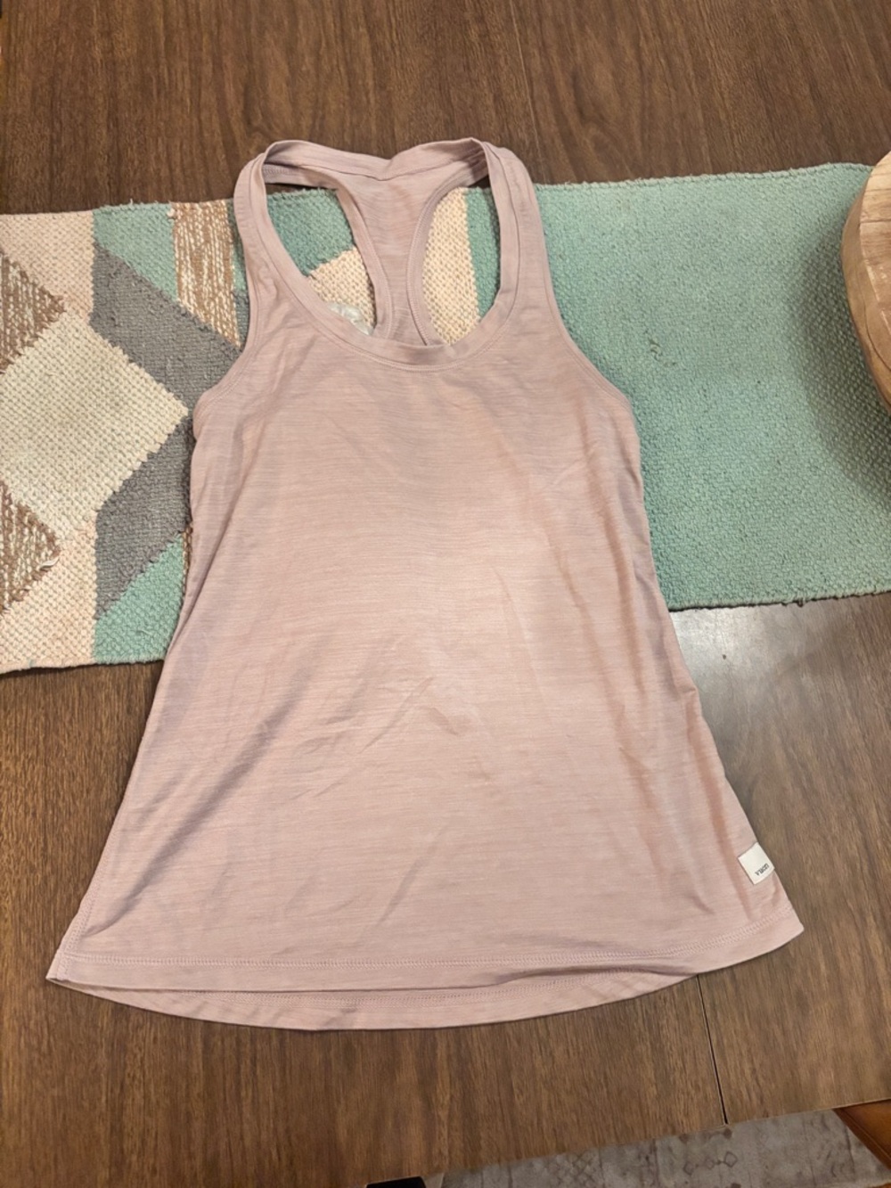 Light Mauve Racerback Tank Top - Picture 9 of 12